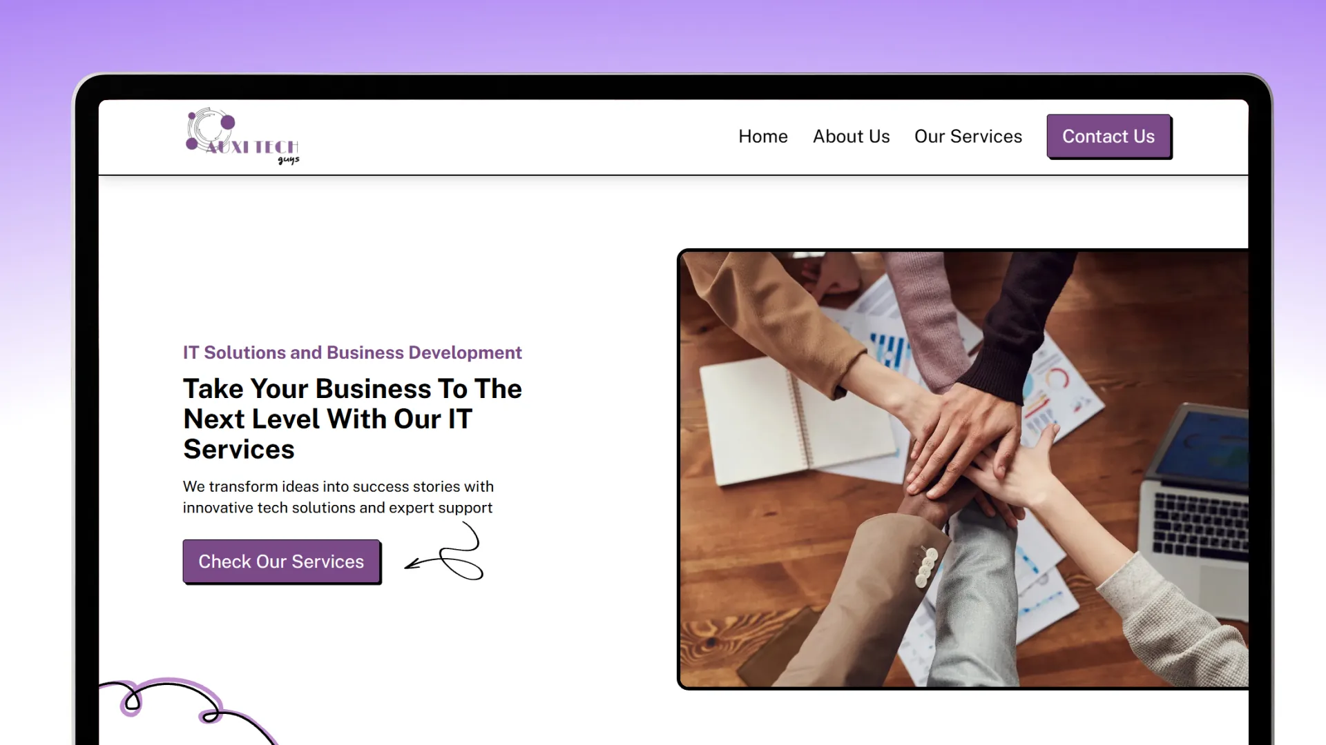 AuxiTechGuys – Digital Agency Website1