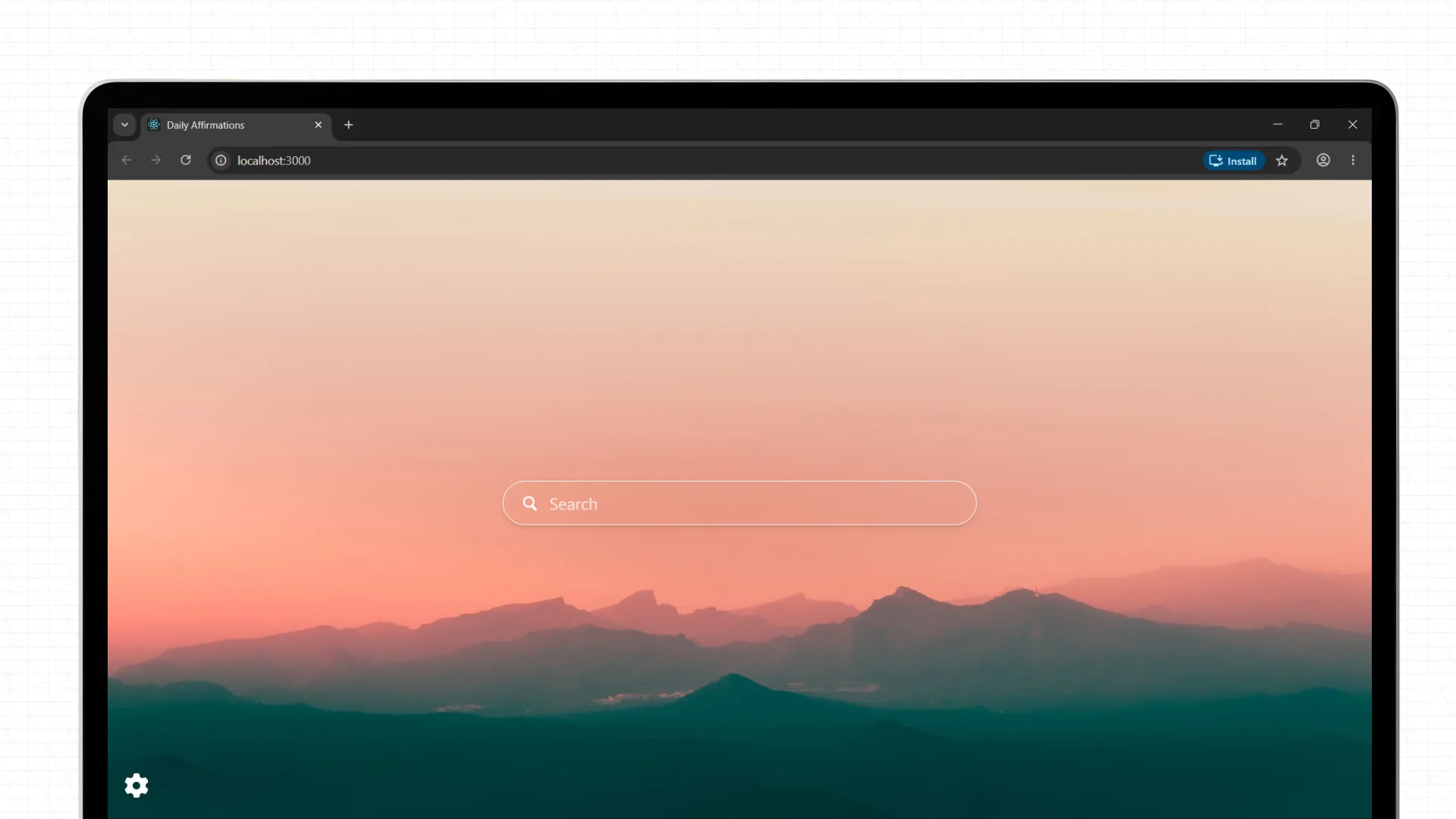 Daily Affirmations – Custom Chrome Extension2
