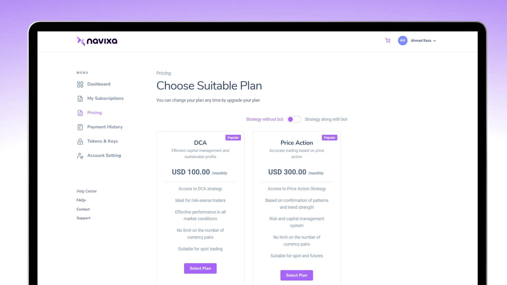 Navixa – Crypto Trading Signals Subscription Platform5