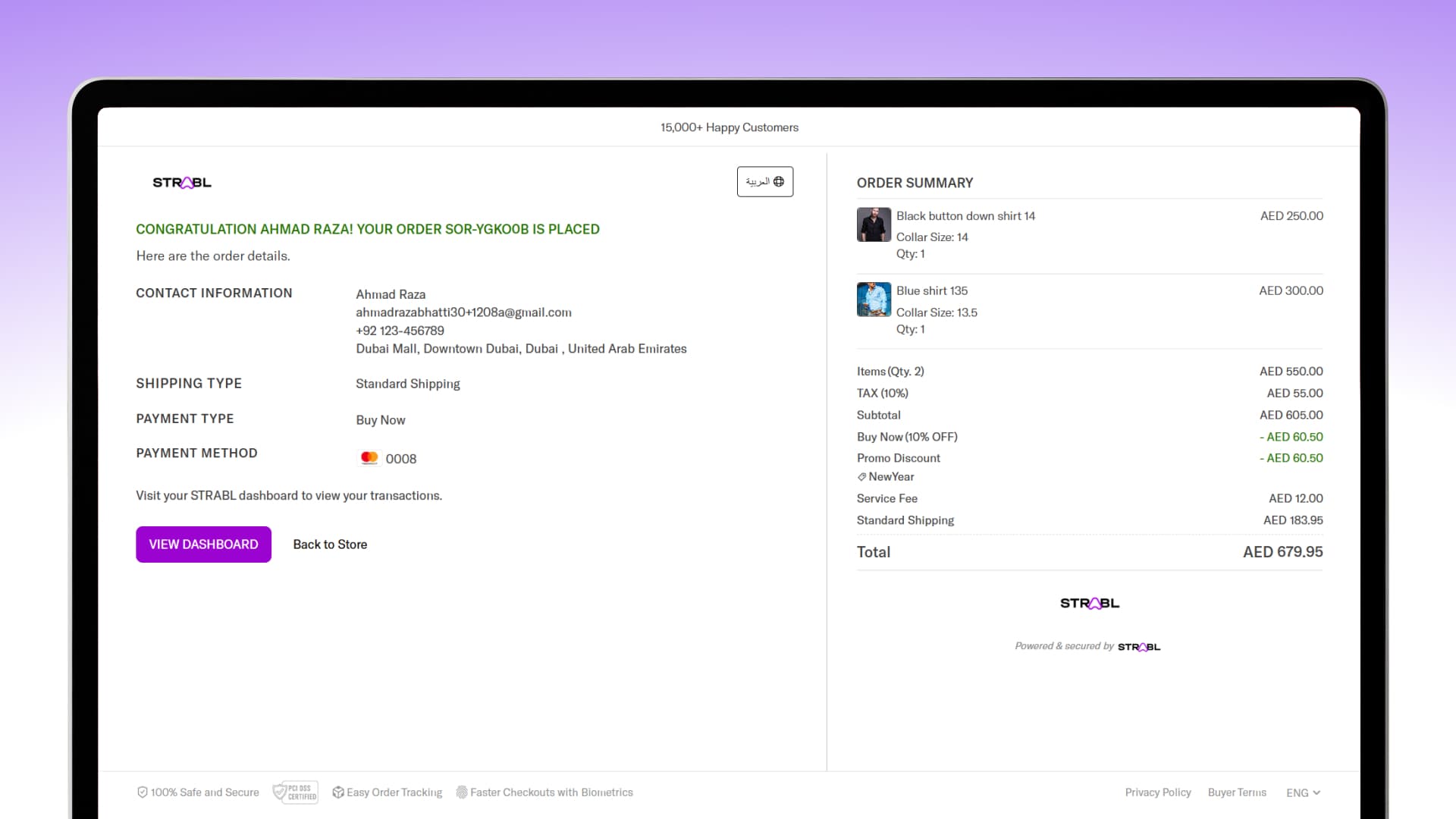 STRABL - Payments & Checkout18