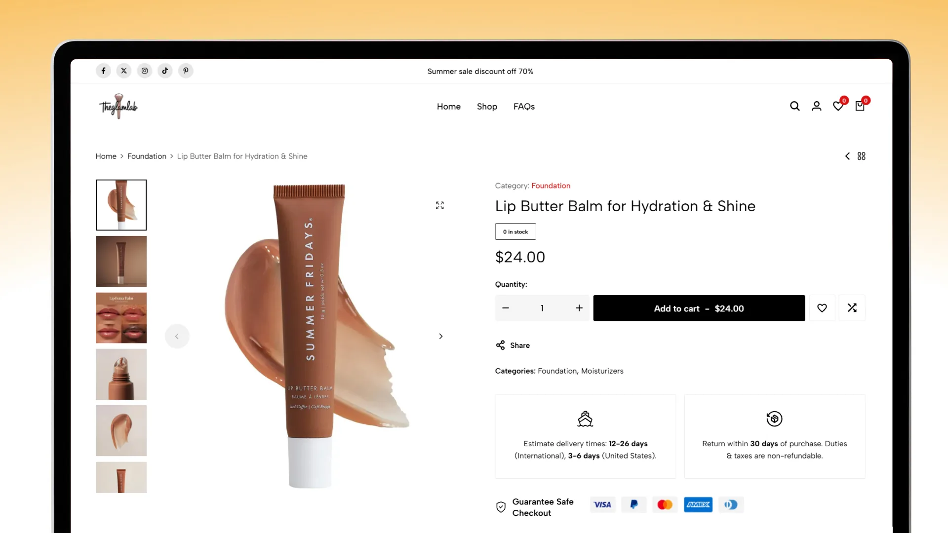 TheGlamLab – Cosmetics E-commerce Store8